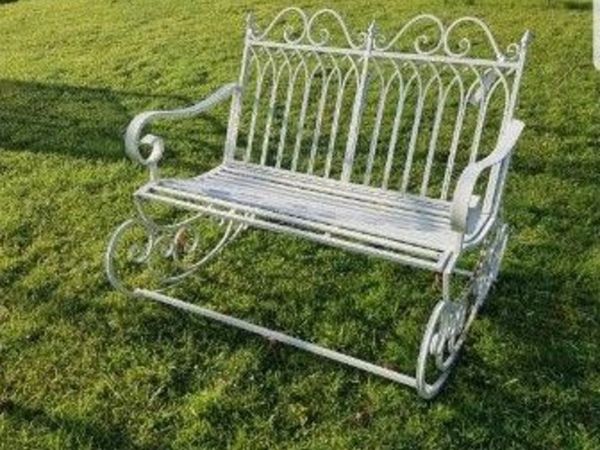 Rocking Bench Double – Straight – D3342 - Main image