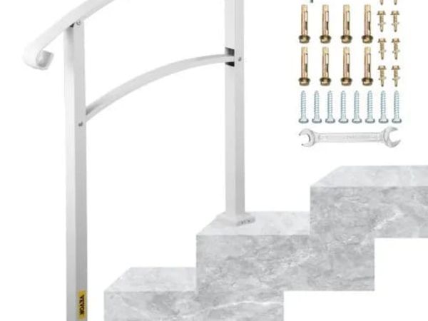 3-Step Handrails for Outdoor Steps Fits 1 or 3 Ste - Main image