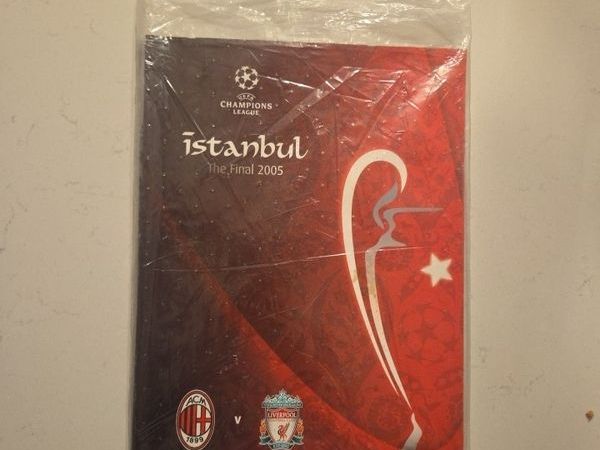 2005 European cup final official programme UNOPENED - Main image