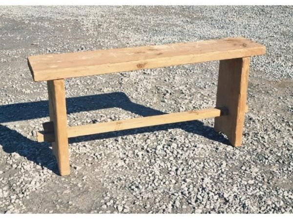Rustic Wooden Bench Small KAS1389 - Main image