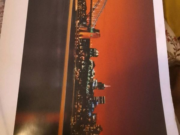Peter lik print set sydney harbour sunset - Main image