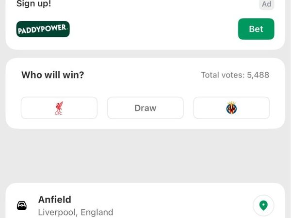 Liverpool vs Villarreal - UCL - 20th October - Main image