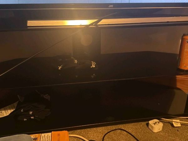 55 inch TV and table - Main image