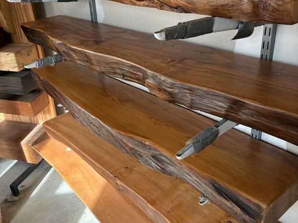 Chestnut Timber Stove Mantels - Main image