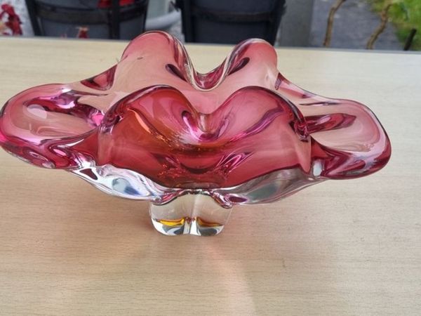 Czech Art Glass Bowl by Josef Hospodka, Chribska - Main image