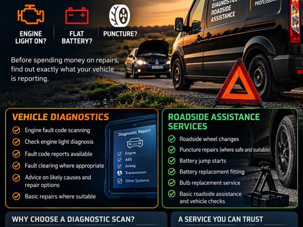 Mobile Vehicle Diagnostics & Roadside Assistance - Main image