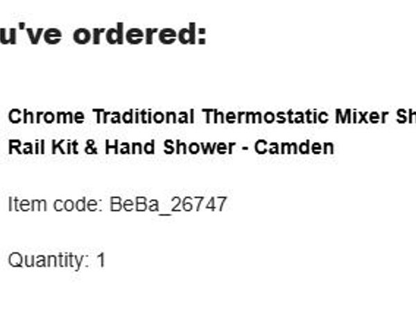 Traditional Thermostatic Mixer Shower set Chrome - Main image