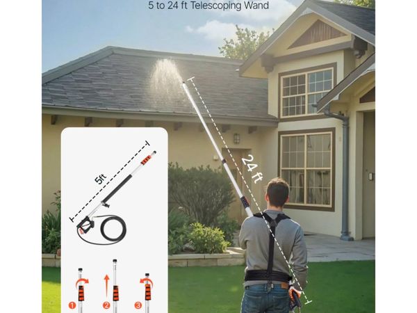 New Pressure Washer Telescoping Wand kit - Main image