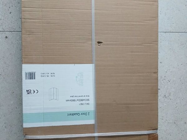 New 2-Door Quadrant Shower Enclosure sligh damaged - Main image