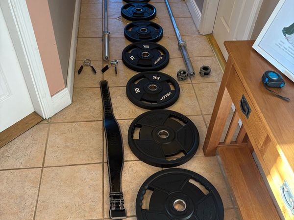 TOP OF THE RANGE OLYMPIC FULL WEIGHTS / BARS SET!! - Main image