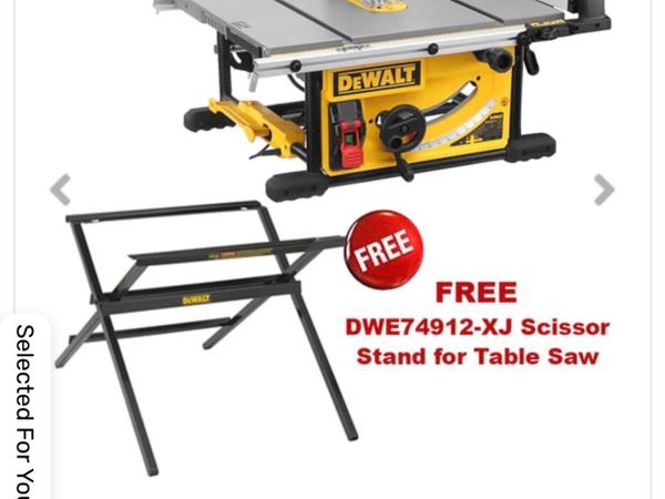 Dewalt table saw - Main image