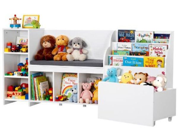 Kids Reading Nook, Wooden Storage - Main image