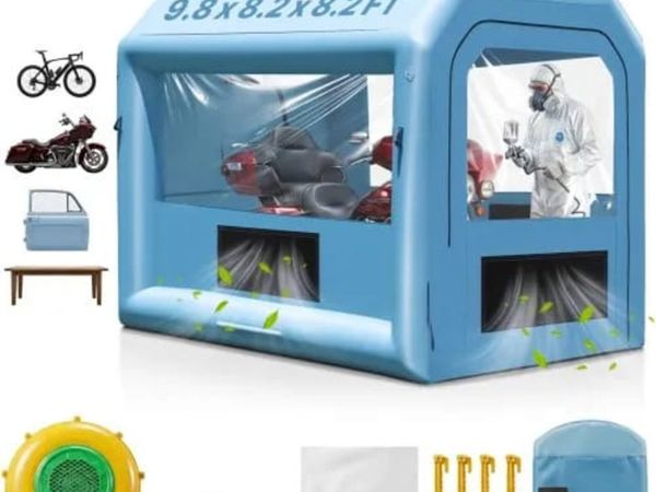 Inflatable Paint Booth, 9.8 x 8.2 x 8.2 ft/3 x 2.5 - Main image