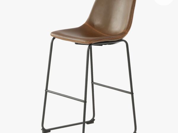 3 x Williston Forge Williams Faux Leather BarStool - Main image