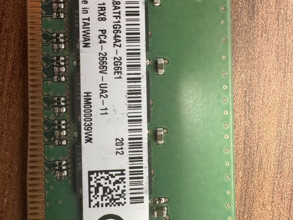 8GB DDR4 2666MHz Desktop RAM – Micron (Crucial) - Main image