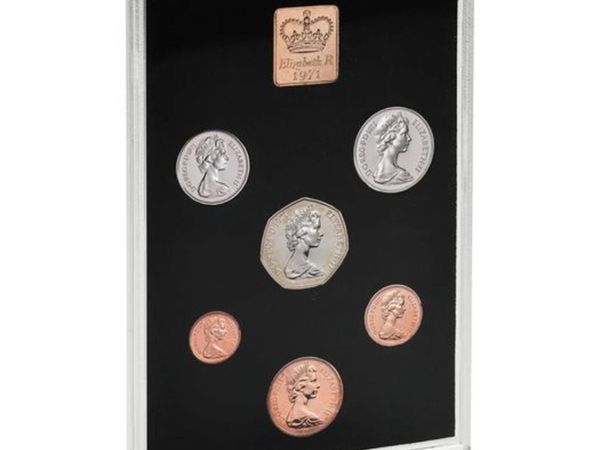 1971 Proof Set Uk Plus Coins Uk Lot - Main image