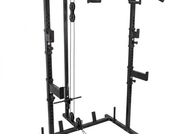York Fitness Modular Half Rack, Lat Pulldown, Row - Main image