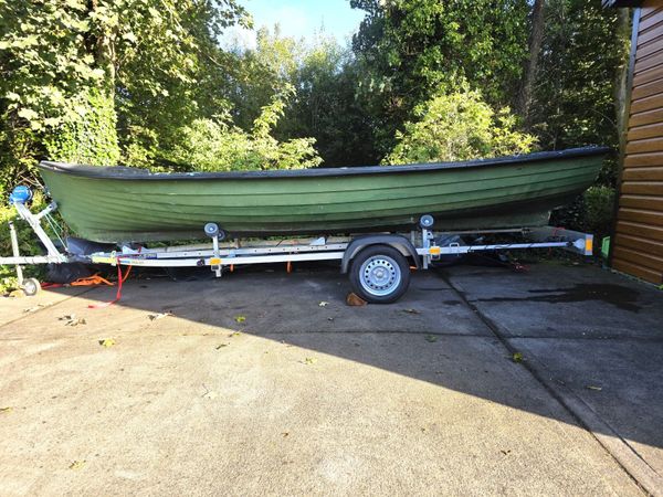 19ft Lake boat, €1800 trailer, PLUS Honda 8HP - Main image