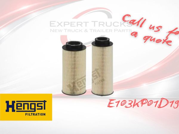 SCANIA TWIN PAPER FUEL FILTERS (HENGST) - Main image