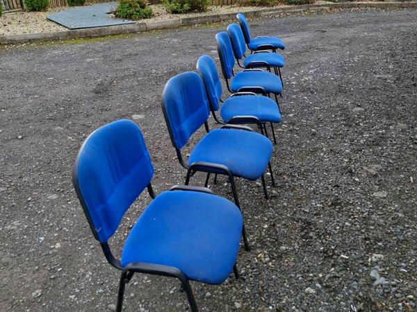 6 x office chairs/ staff room chairs - Main image