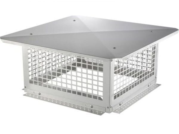 Chimney Cap, 431.8x431.8mm, 304 Stainless Steel Fi - Main image
