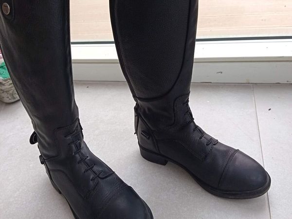Childrens leather riding boots - Main image