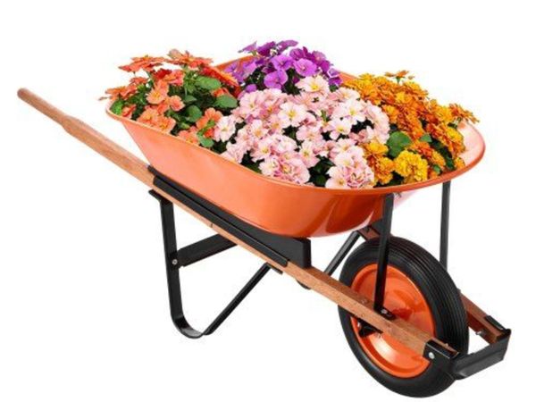 Garden Wheelbarrow Cart 5 Cu Ft One Wheel - Main image