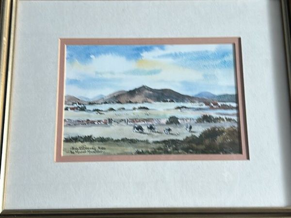 Limited edition Mourne mountains painting - Main image