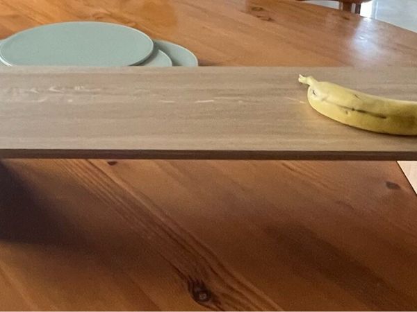 Solid Oak Homemade Desk Shelf / Monitor Stand - Main image
