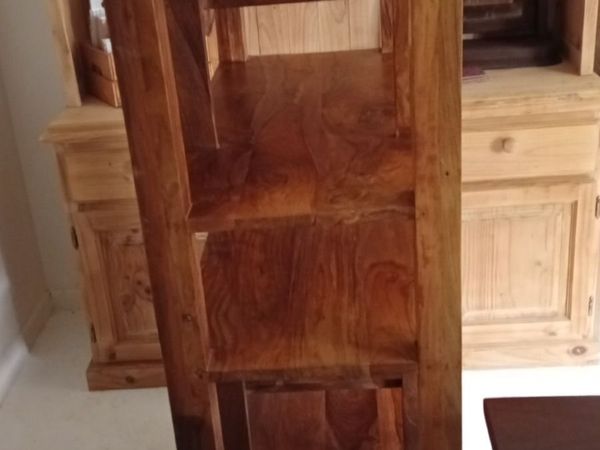 Solid Wood Bookcase / Room Divider with Dual-Sided - Main image
