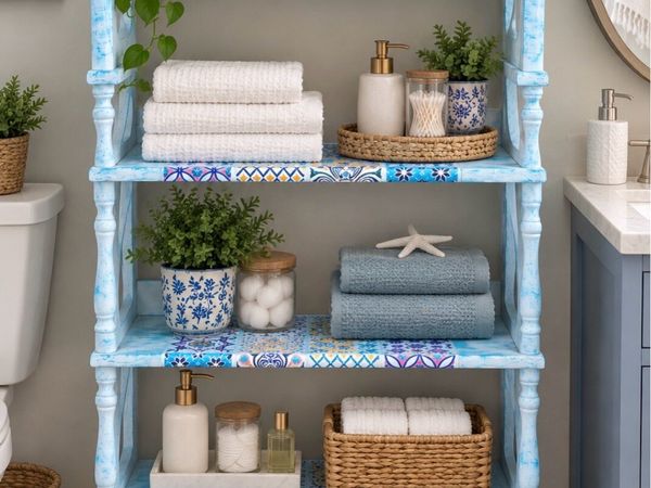 Customised bathroom shelf - Main image