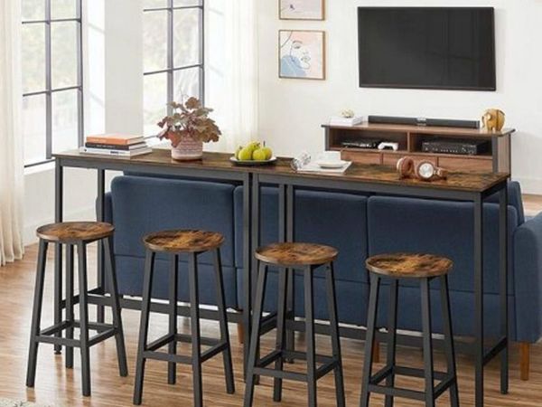 New Set of 4 Kitchen Bar Stools - FREE P&P - Main image