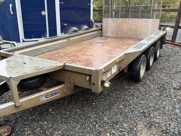 Ifor williams plant trailer - Main image