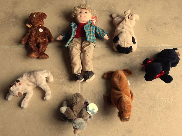 Selection of 7 Beanie Toys - Main image