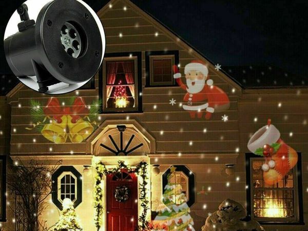 Halloween Outdoor 12 Patterns LED Moving Laser Xma - Main image