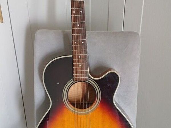 Takamine Japanese Acoustic Electric Guitar FP 450 SMC SB including Original Hard Case - Main image