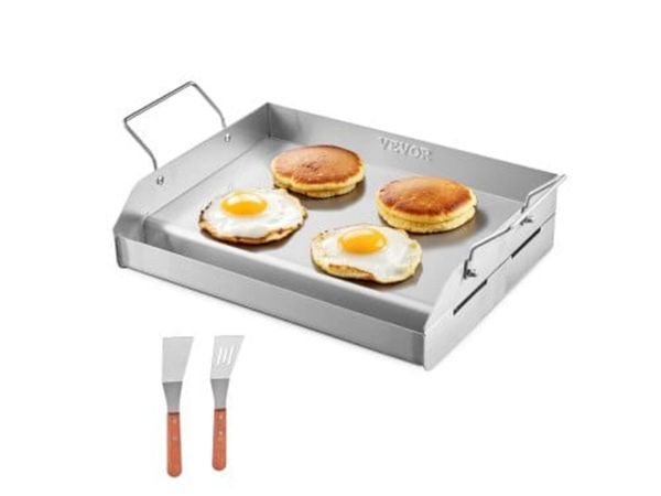 Stainless Steel Griddle, 17x13 inch Universal Flat - Main image