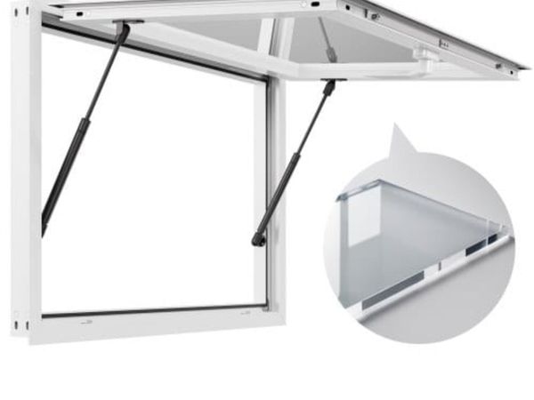 Concession Window 92x61 cm, Aluminum Alloy Frame S - Main image