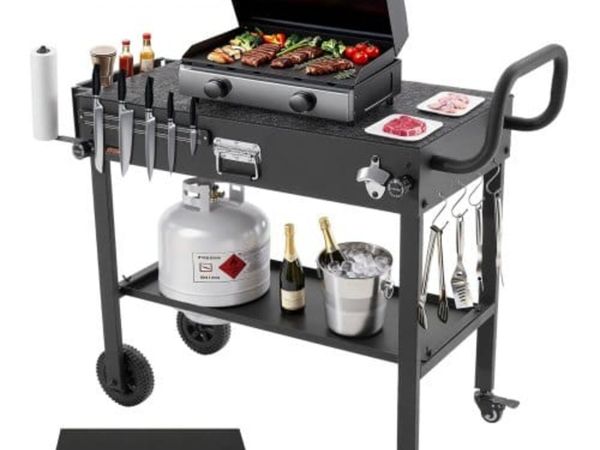 Outdoor Grill Cart, 31.0 x 17.0 inch Tabletop Size - Main image