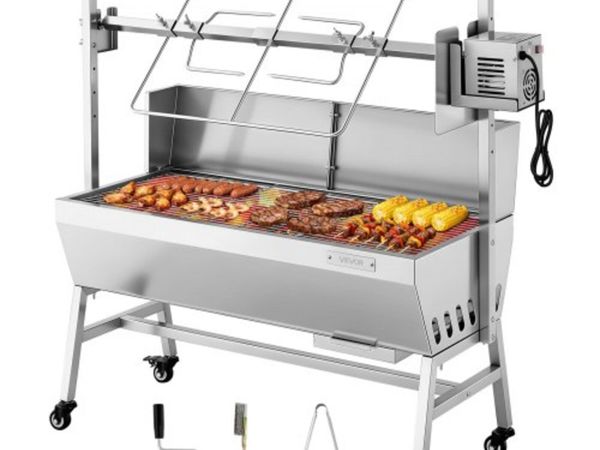 Rotisserie Grill, 38W BBQ Outdoor Pig & Lamb Spit - Main image
