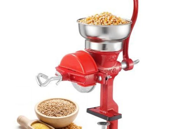 Manual Grain Mill with Low Hopper - Main image