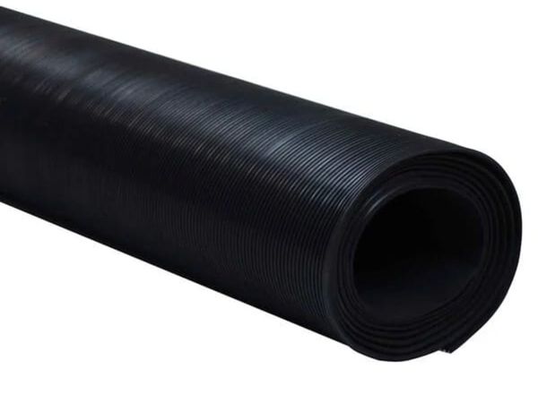 Floor Mat with Fine Rib 1 x 2 m Black Rubber

Desc - Main image