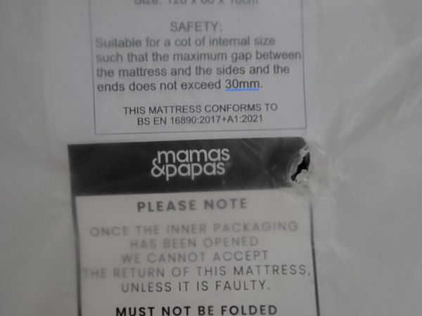 Mamas and Papas Baby cot mattress - Main image