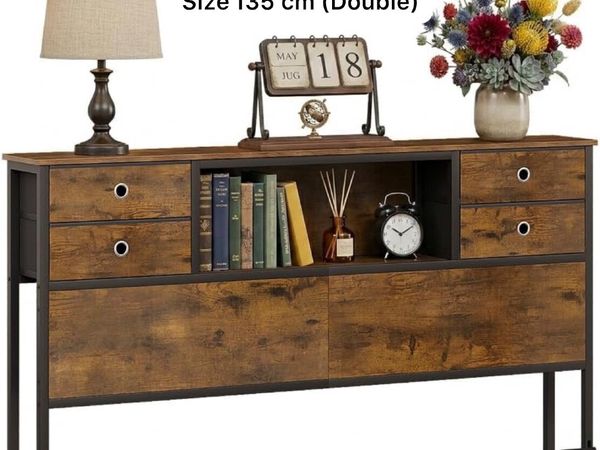 Double Bed Headboard with Storage, Freestanding He - Main image