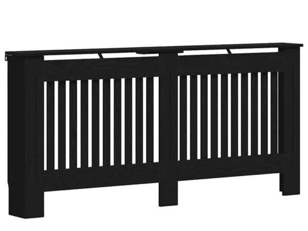 Radiator Cover Black Oak 172 x 19 x 81.5 cm Engine - Main image