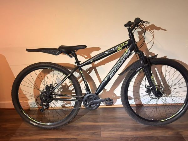 Hi-Fly 29” Mountain Bike – Black/Green – 21 Gears - Main image