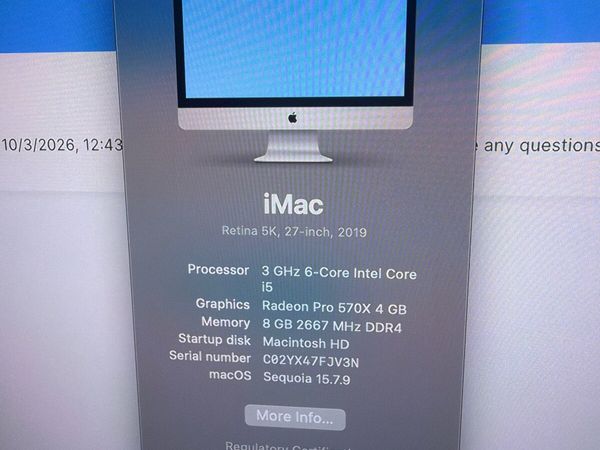 iMac retina 5K, 27 inch, 2019 - Main image