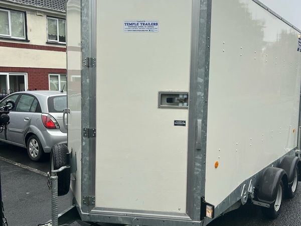 Ifor Williams BV126 twin axle trailer - Main image