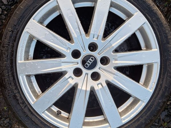 18" Genuine Audi A5 S Line Alloys with tyres - Main image