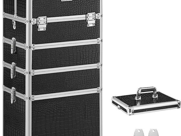 Aluminium Vanity Cosmetic Rolling Case - Main image
